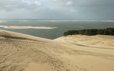 Breathtaking moment in the dune of Pilat